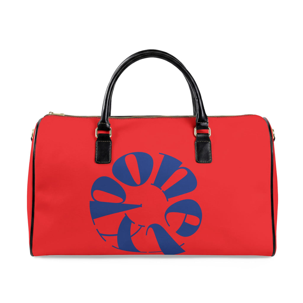 Faux Leather Travel Bag