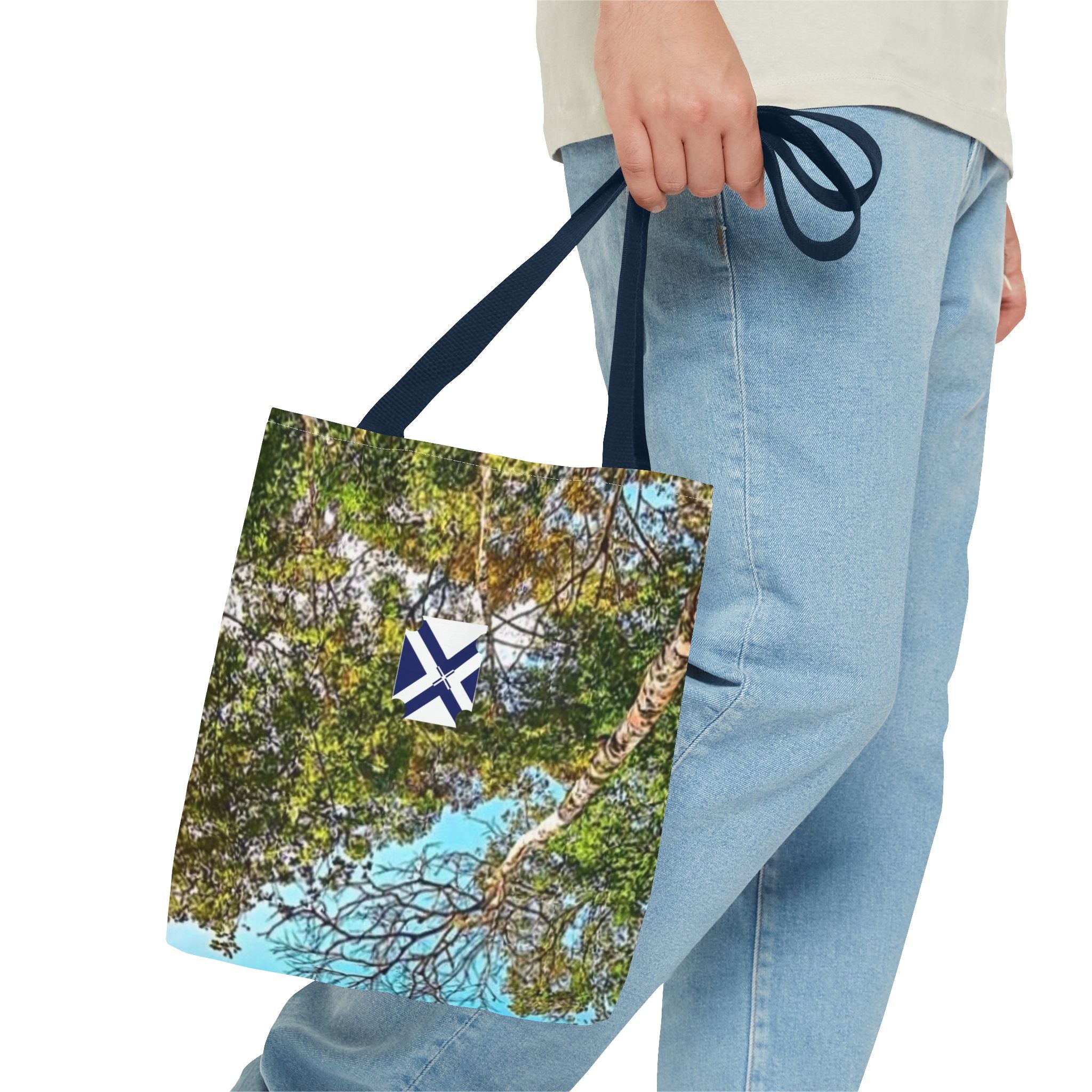 Canopy View Tote Bag — Botanical Sky All-Over Print