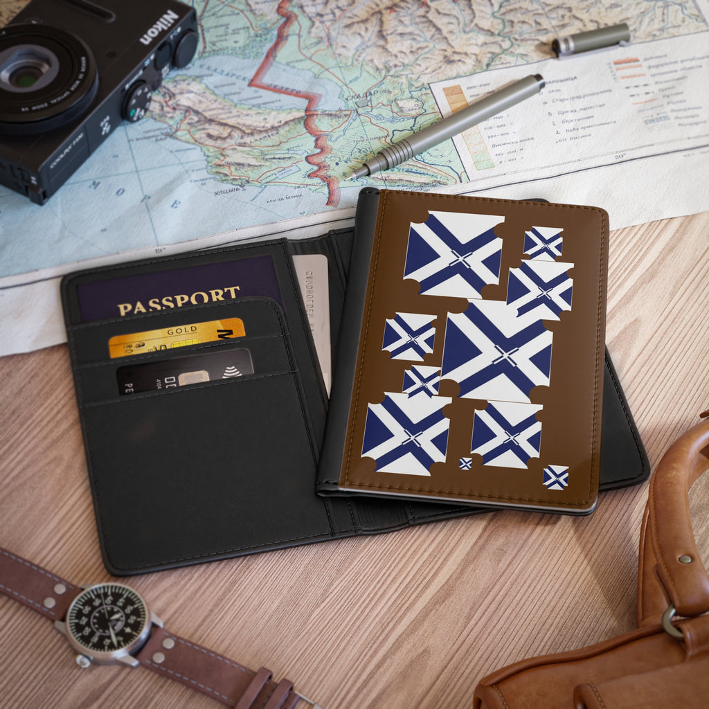 XT6 Brown Passport Cover —  Travel Wallet