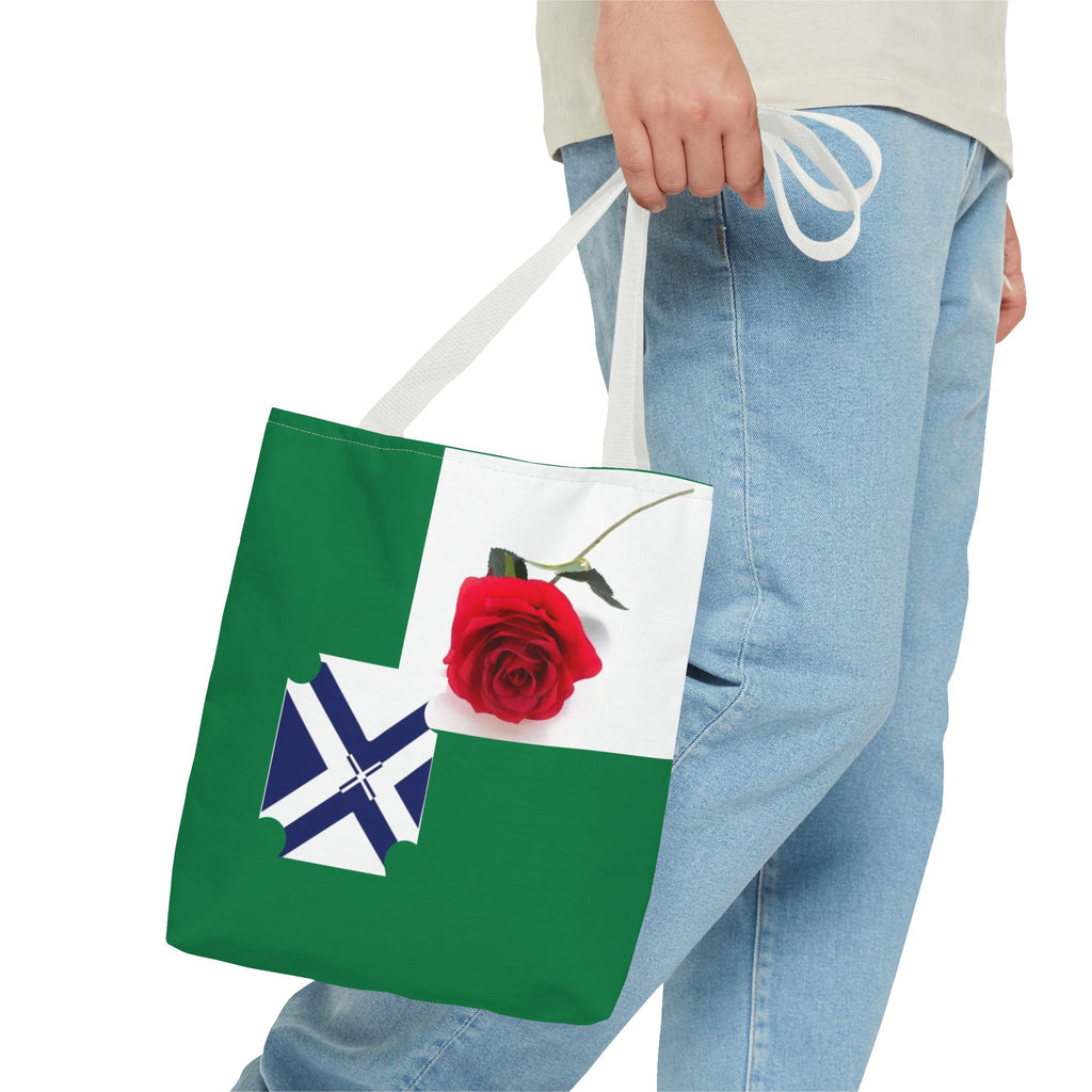 XT Rose Tote Bag — All-Over Print Floral Rose Design