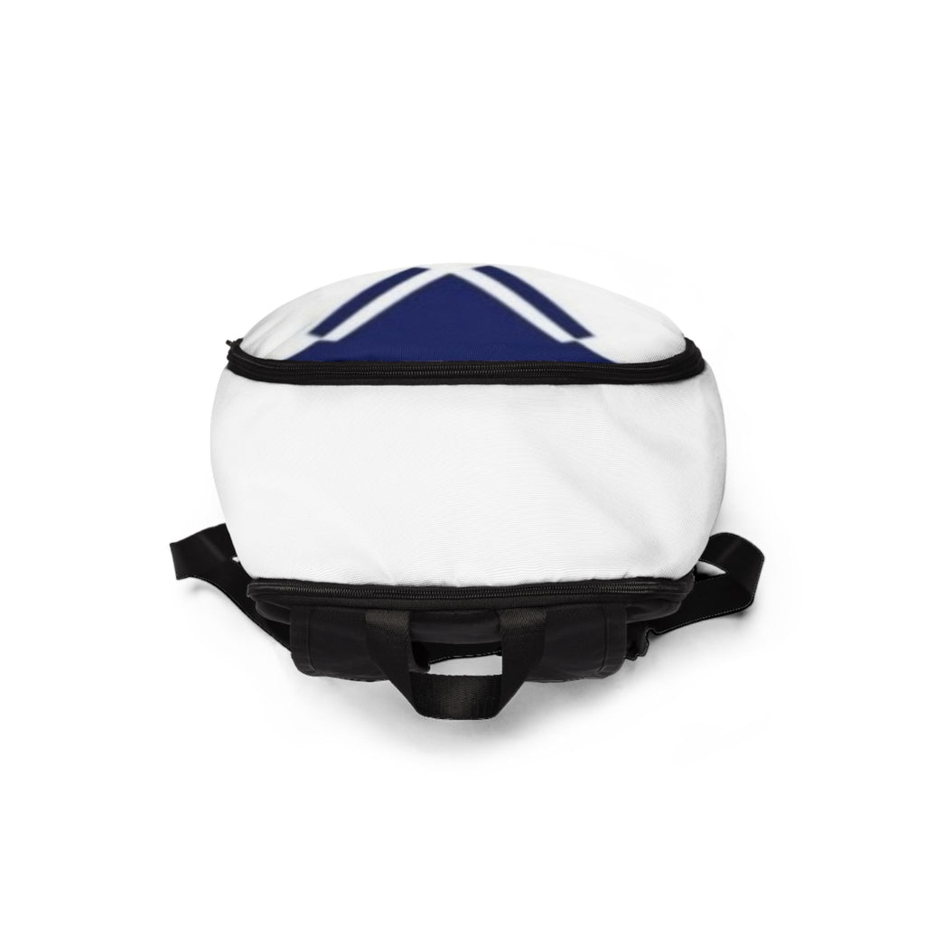 Nautical Blue Cross-Stripe Backpack