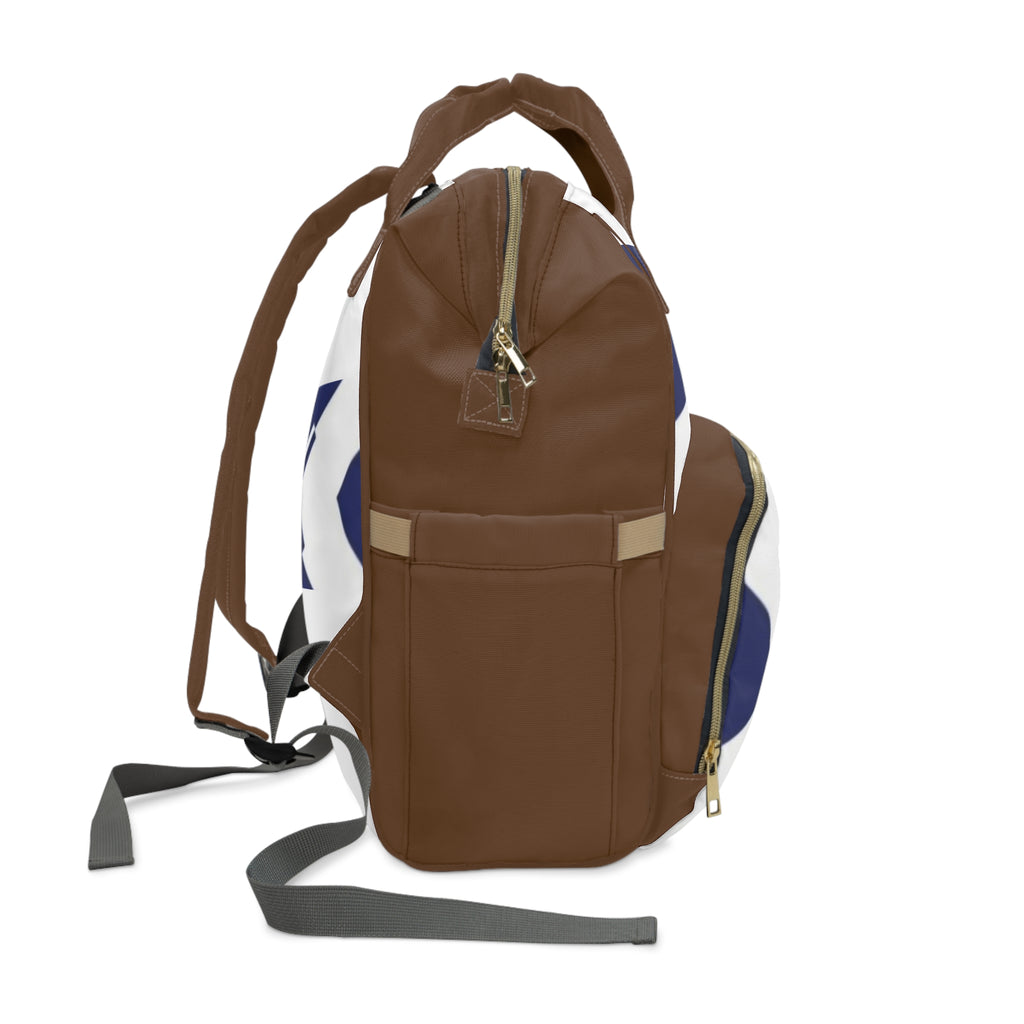 XT3 Brown 🤎 Diaper Backpack —    Pattern Multifunctional  Bag