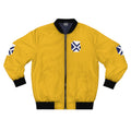 Xponet Yellow Bomber Jacket with Navy Cross Emblem