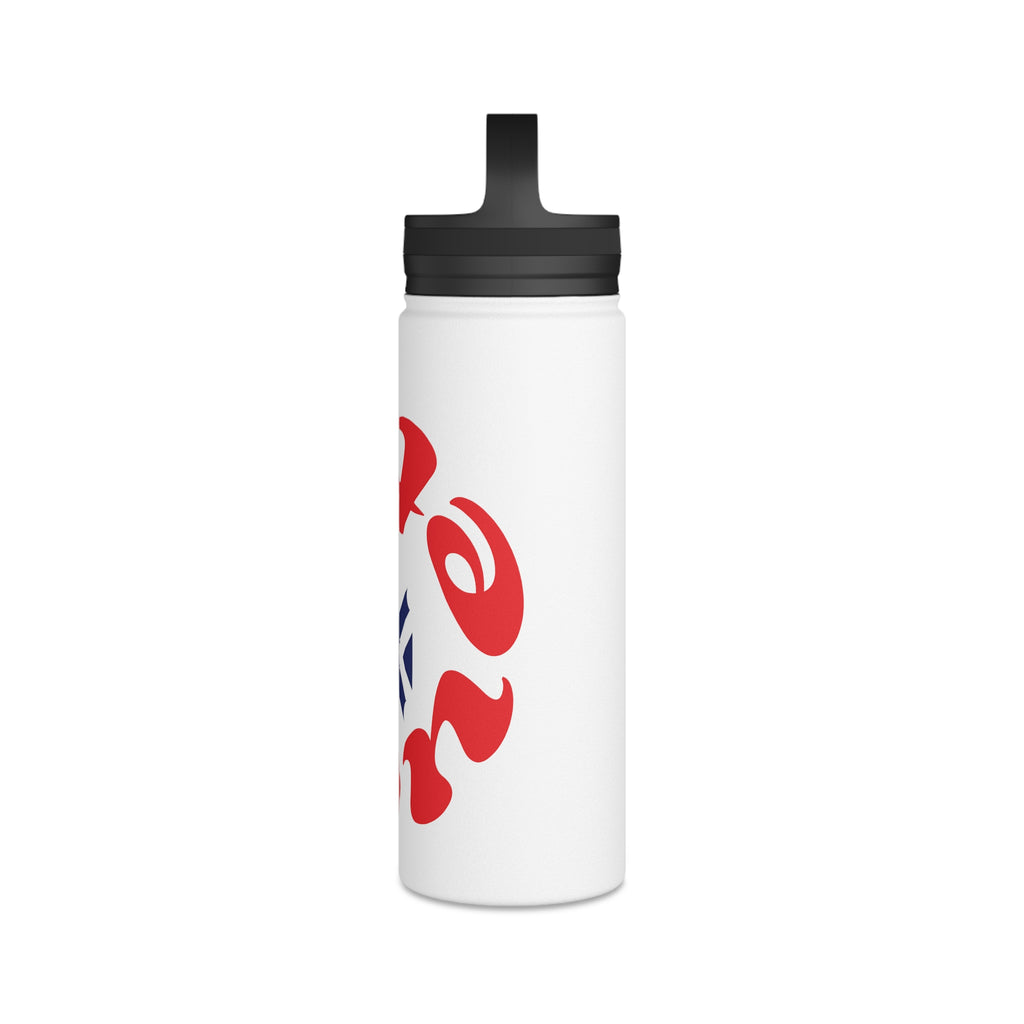 Stainless Steel Water Bottle, Handle Lid