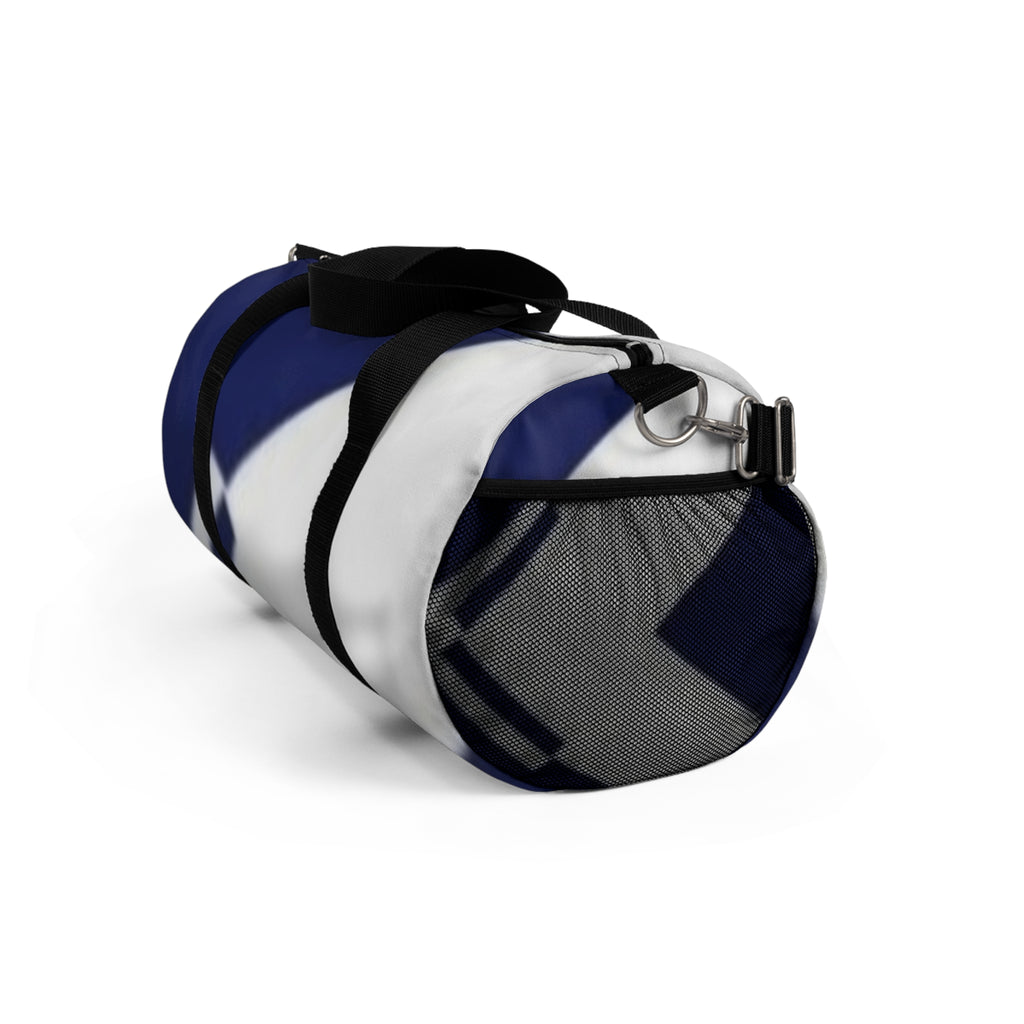 Navy Wave Duffel Bag – Sporty Travel & Gym Carryall