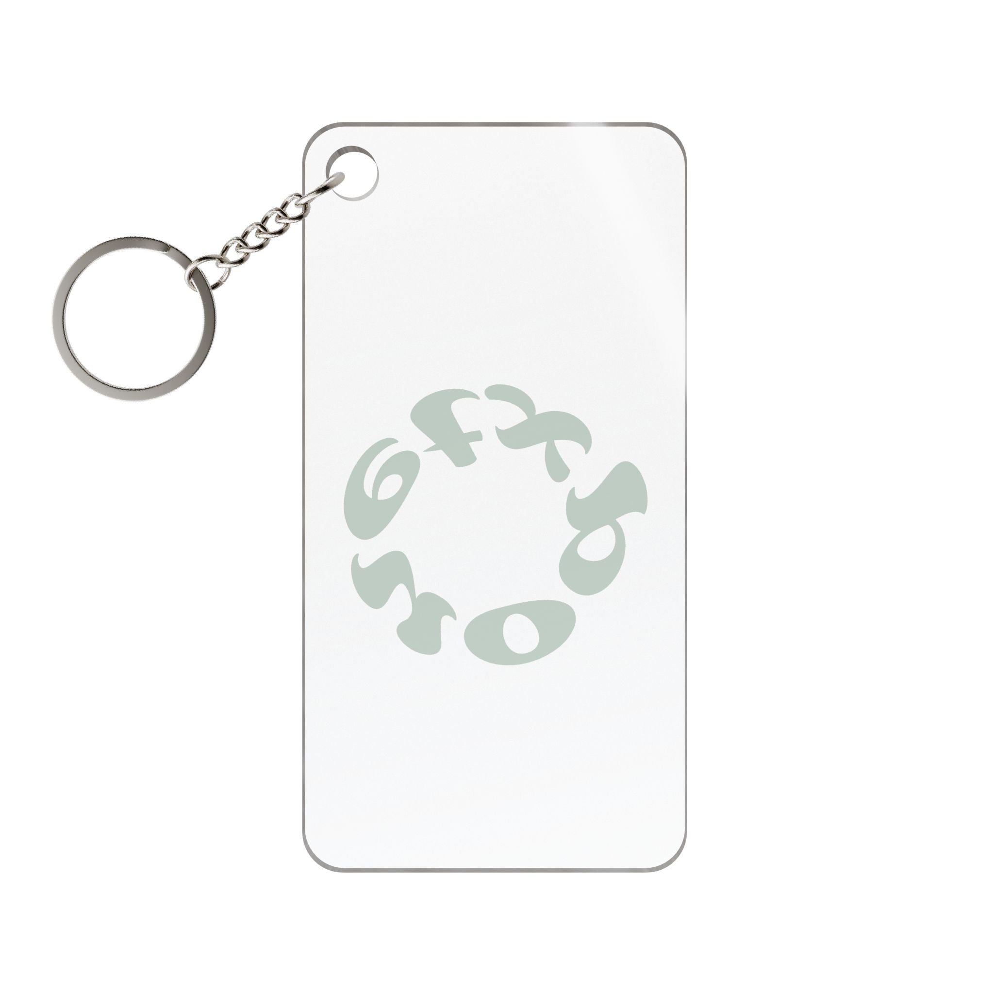 Single-Sided Printed Keychain Charm