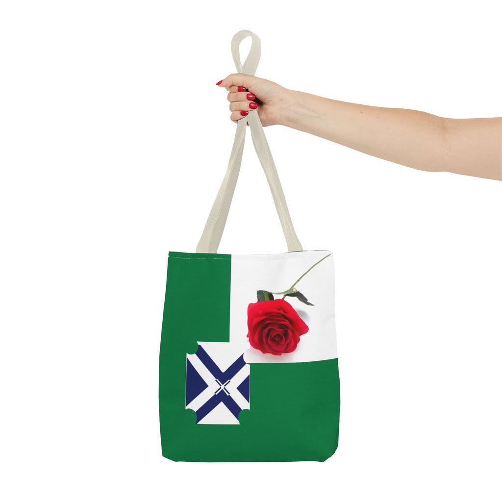 XT Rose Tote Bag — All-Over Print Floral Rose Design