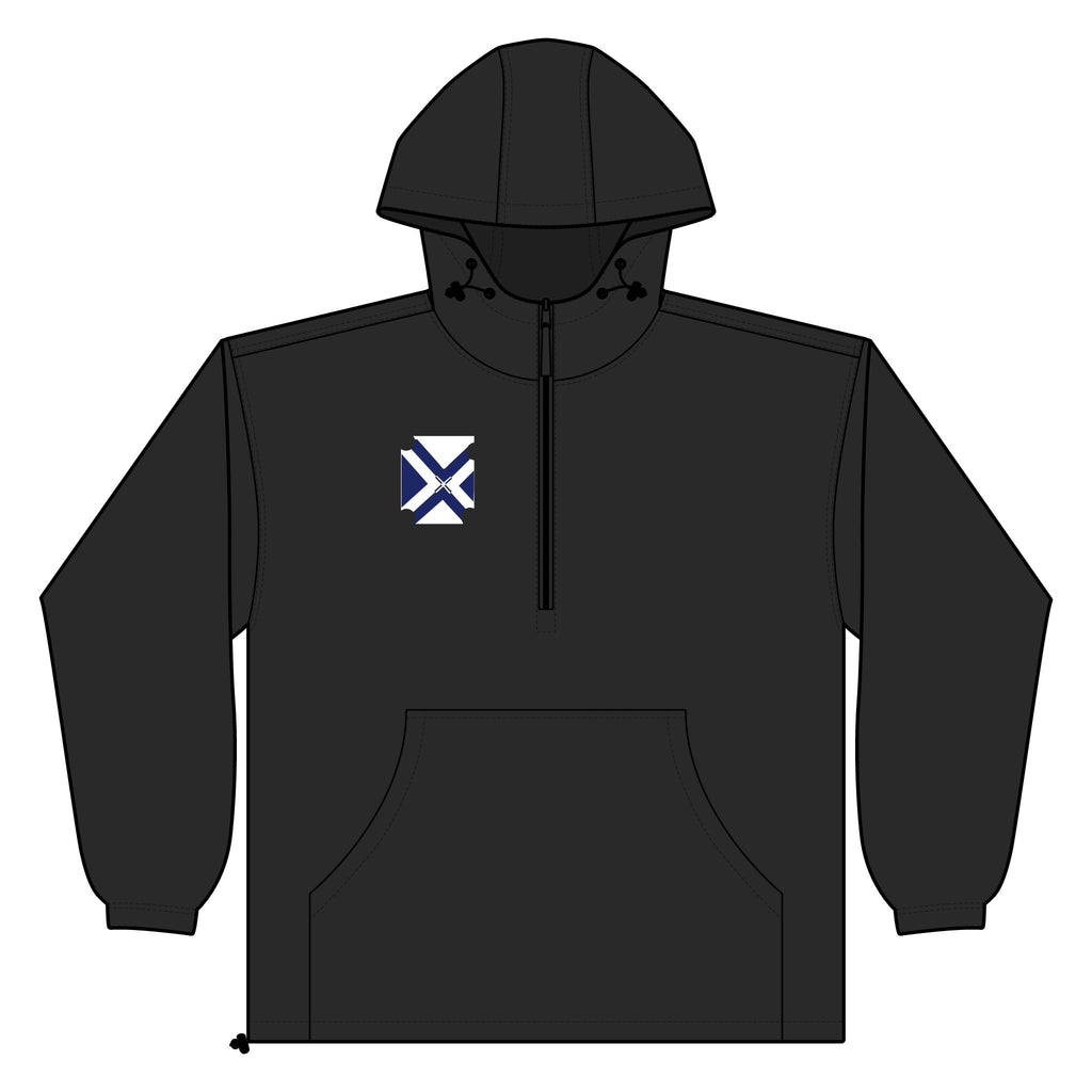 Unisex Lightweight Quarter-Zip Windbreaker Pullover Jacket