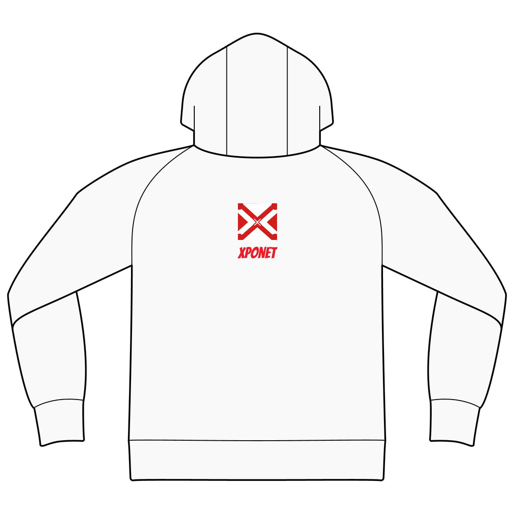 Sleeve Stripe Pullover Hooded Sweatshirt