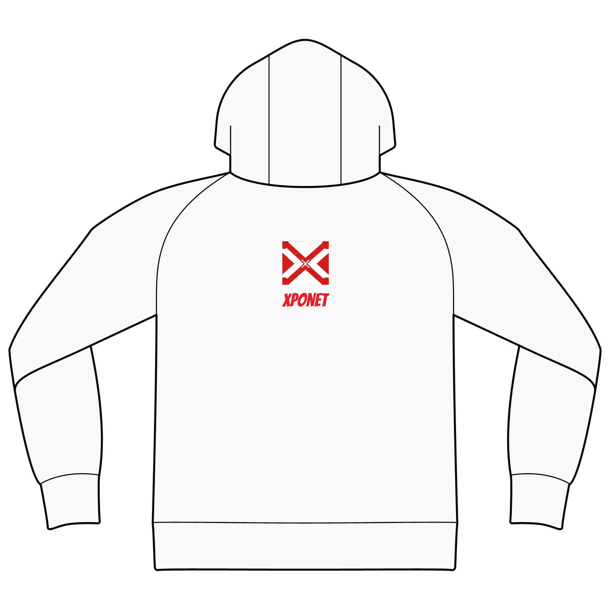 Sleeve Stripe Pullover Hooded Sweatshirt