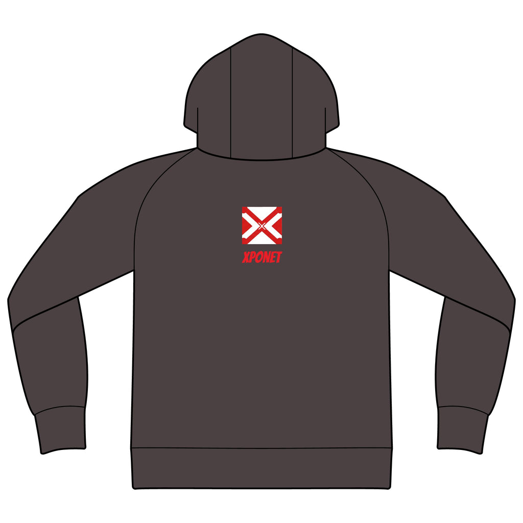 Sleeve Stripe Pullover Hooded Sweatshirt
