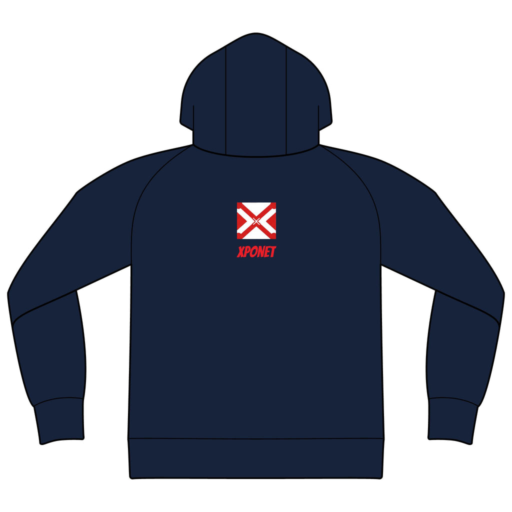 Sleeve Stripe Pullover Hooded Sweatshirt