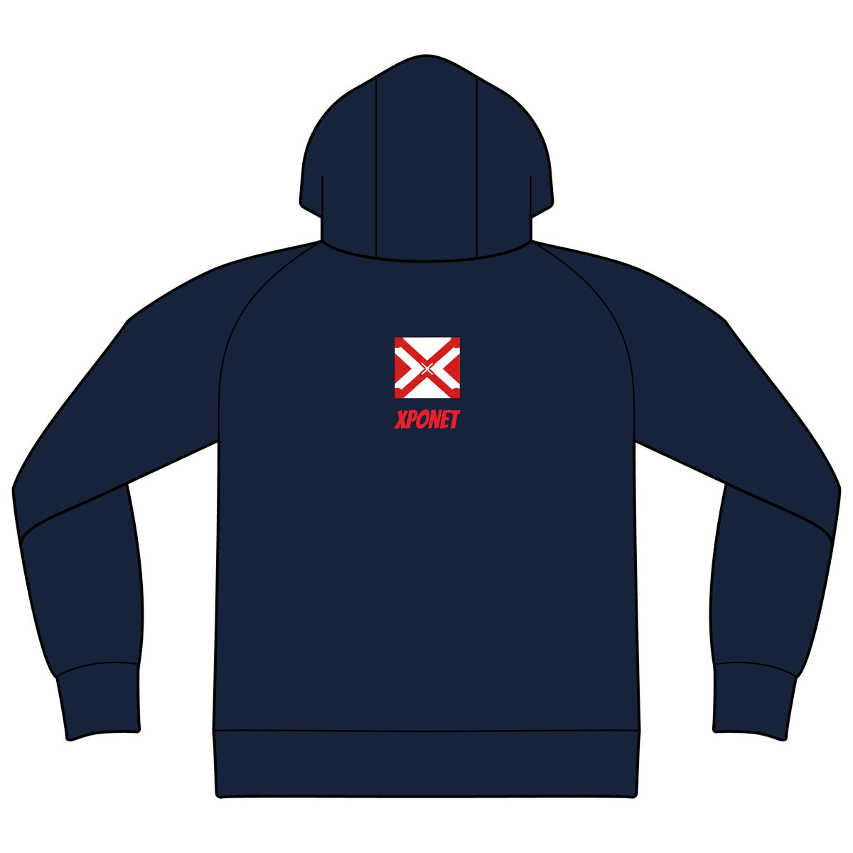 Sleeve Stripe Pullover Hooded Sweatshirt