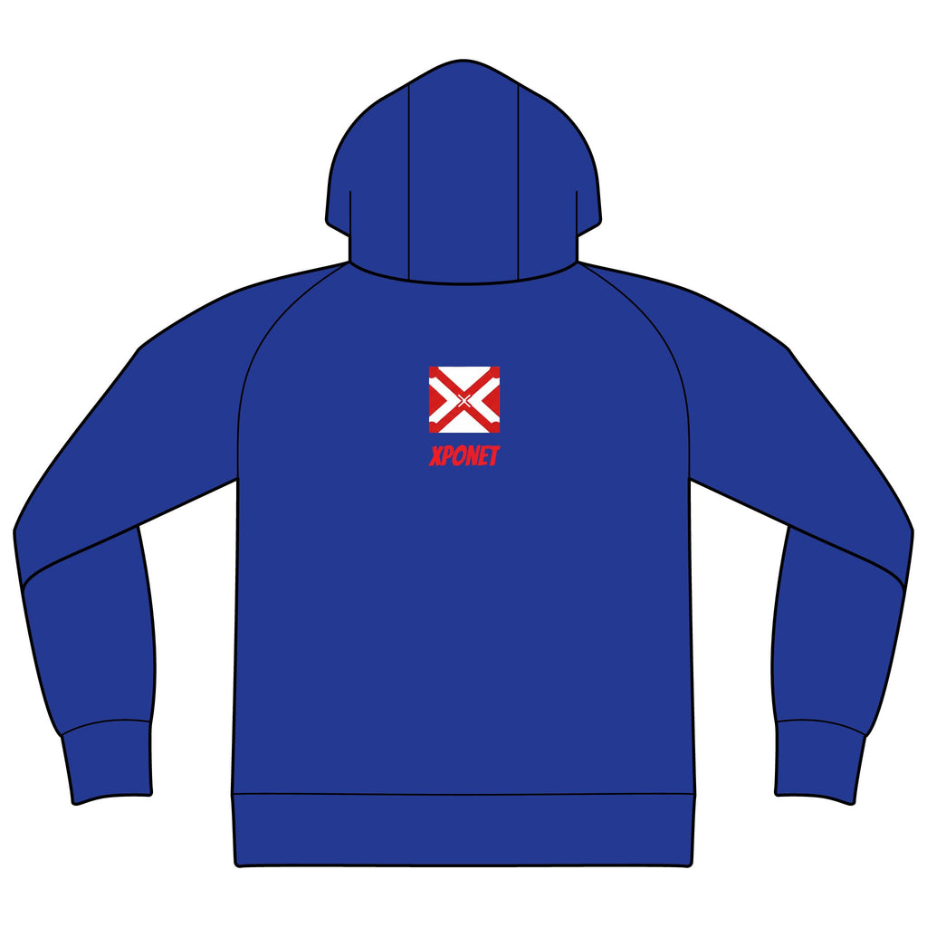 Sleeve Stripe Pullover Hooded Sweatshirt