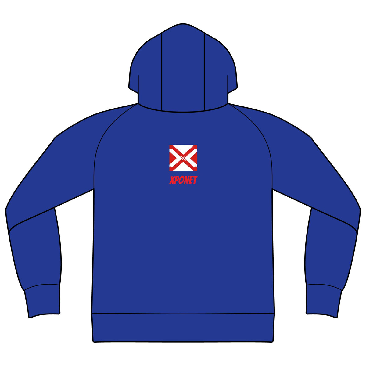 Sleeve Stripe Pullover Hooded Sweatshirt