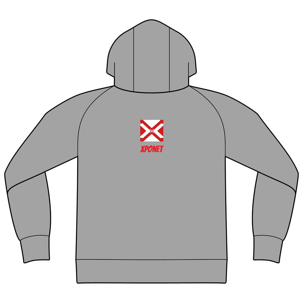 Sleeve Stripe Pullover Hooded Sweatshirt