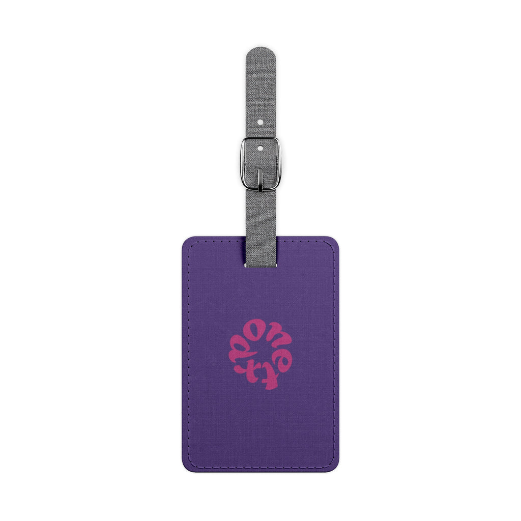 Saffiano Polyester Luggage Tag, Rectangle