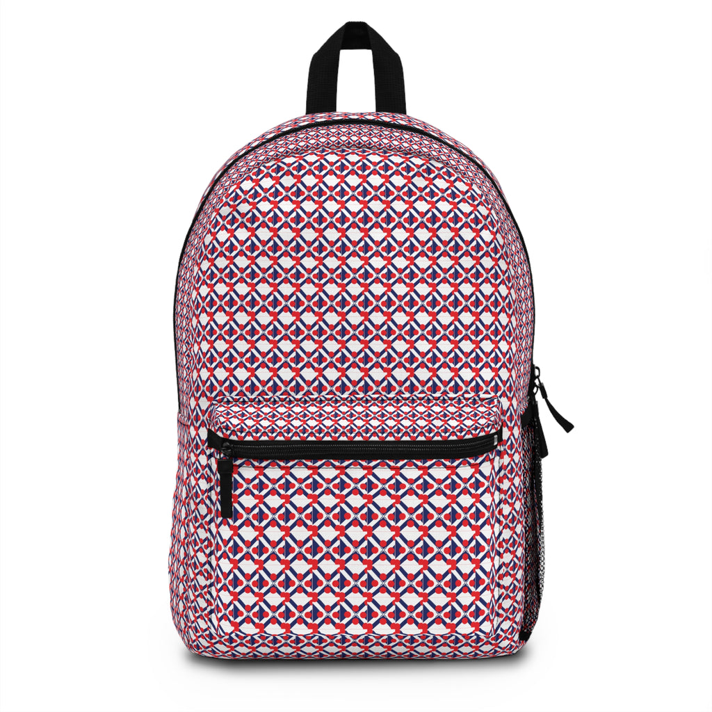 XT9 Backpack Pink Mosaic Backpack — Stylish Everyday School & Travel Bag