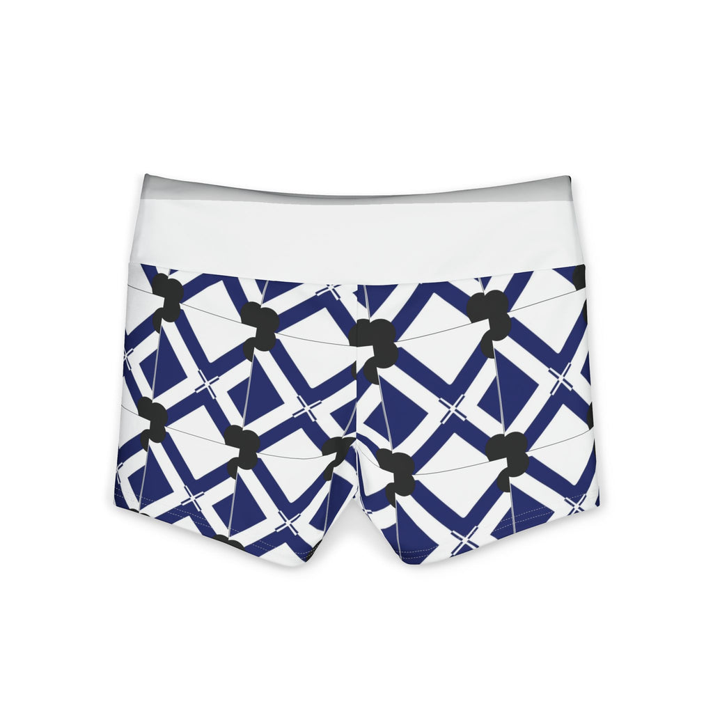 Women's Polyester Yoga Shorts (AOP)