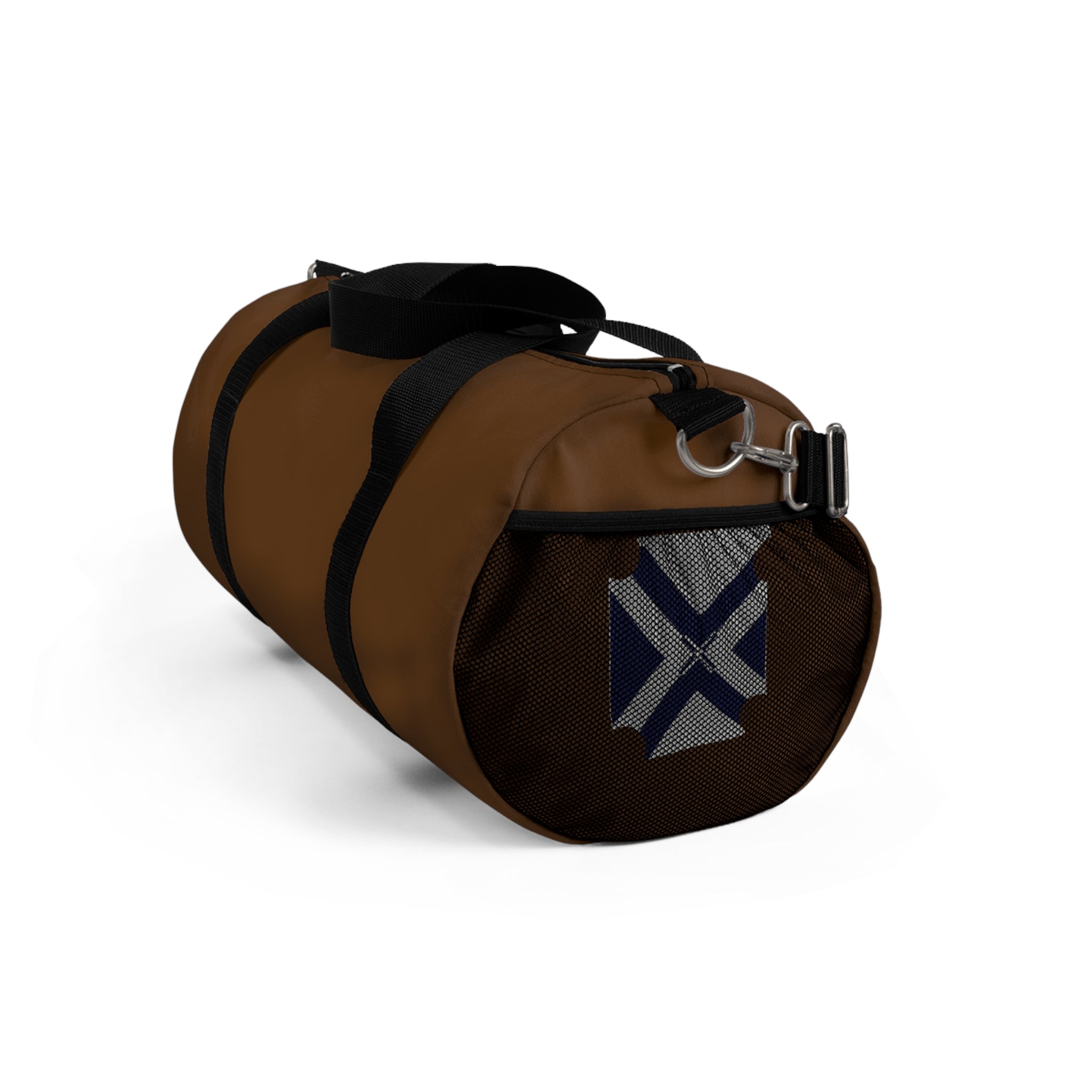 XT9 Classic Brown Leather-Style Duffel Bag — Travel Gym Weekender
