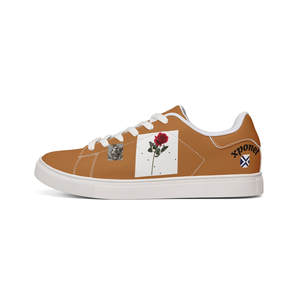 Men's Low-Top Leather Sneakers