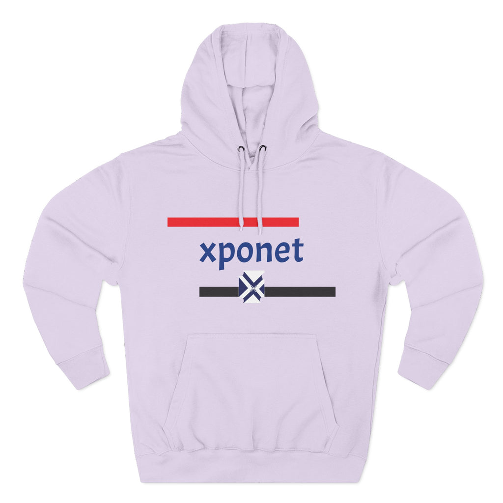 Three-Panel Fleece Hoodie