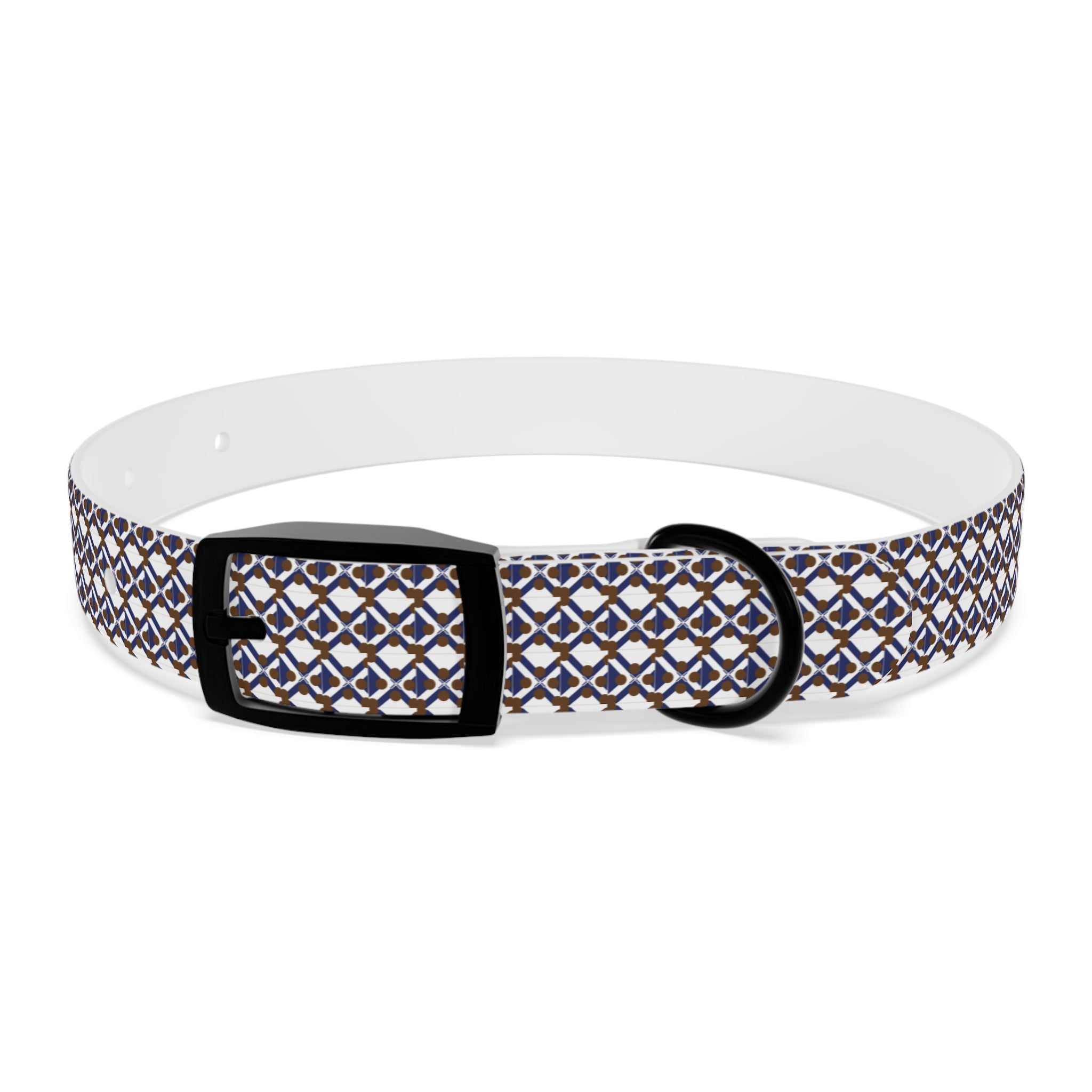 XT9 Dog Collar — Blue & Brown Stylish Pet Accessory
