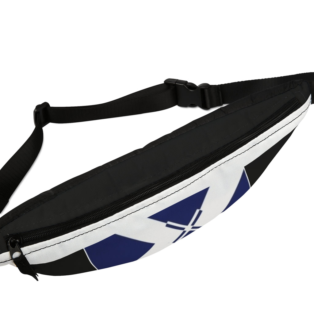 X Emblem Fanny Pack — Minimalist Geometric Belt Bag