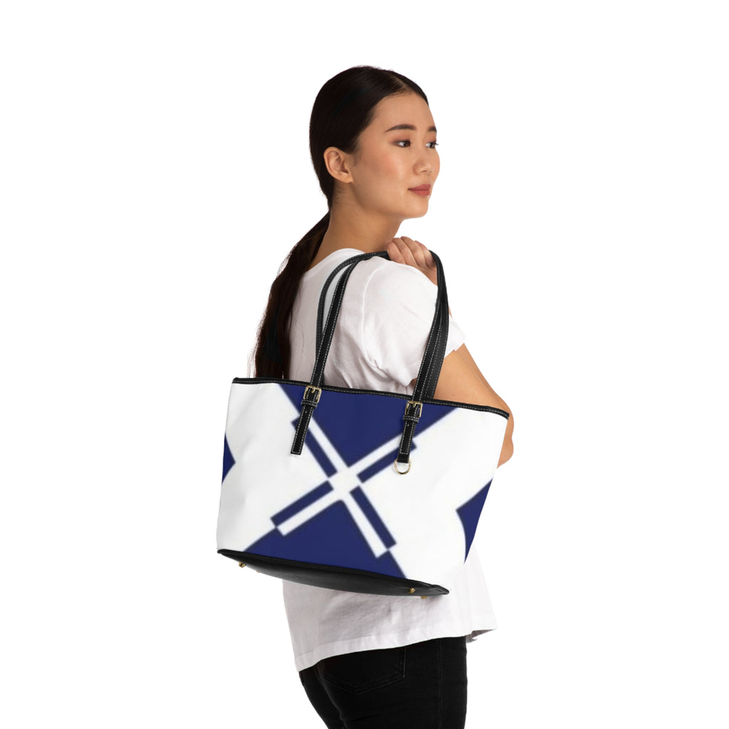 Nautical Crossed Oars PU Leather Shoulder Bag