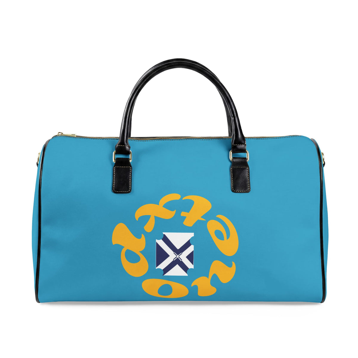 Faux Leather Travel Bag
