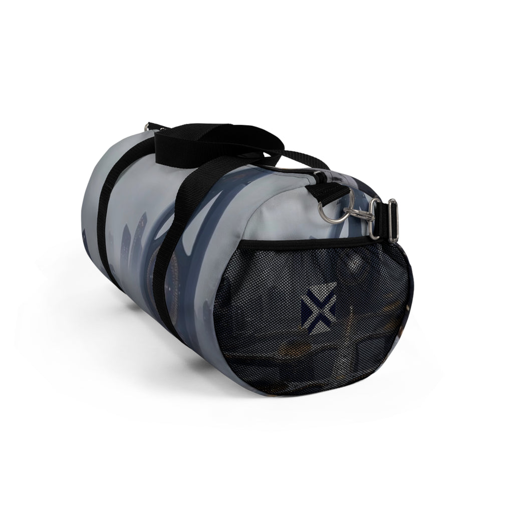City Nightscape Duffel Bag — Vintage Steering Wheel Travel Gym Bag