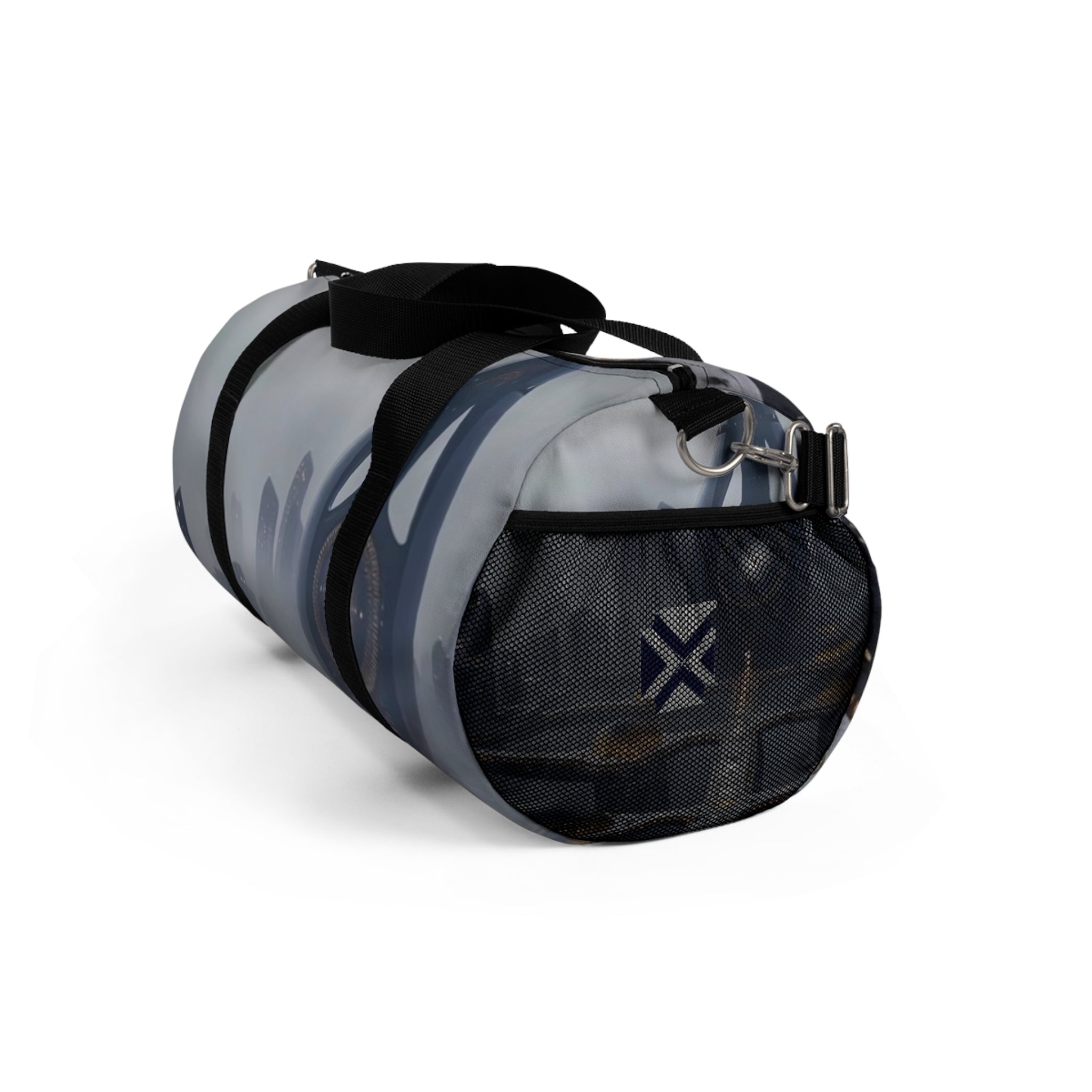 City Nightscape Duffel Bag — Vintage Steering Wheel Travel Gym Bag