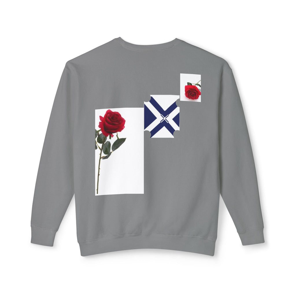 Rose & Saltire Crewneck Sweatshirt —XT Rose Graphic Sweatshirt