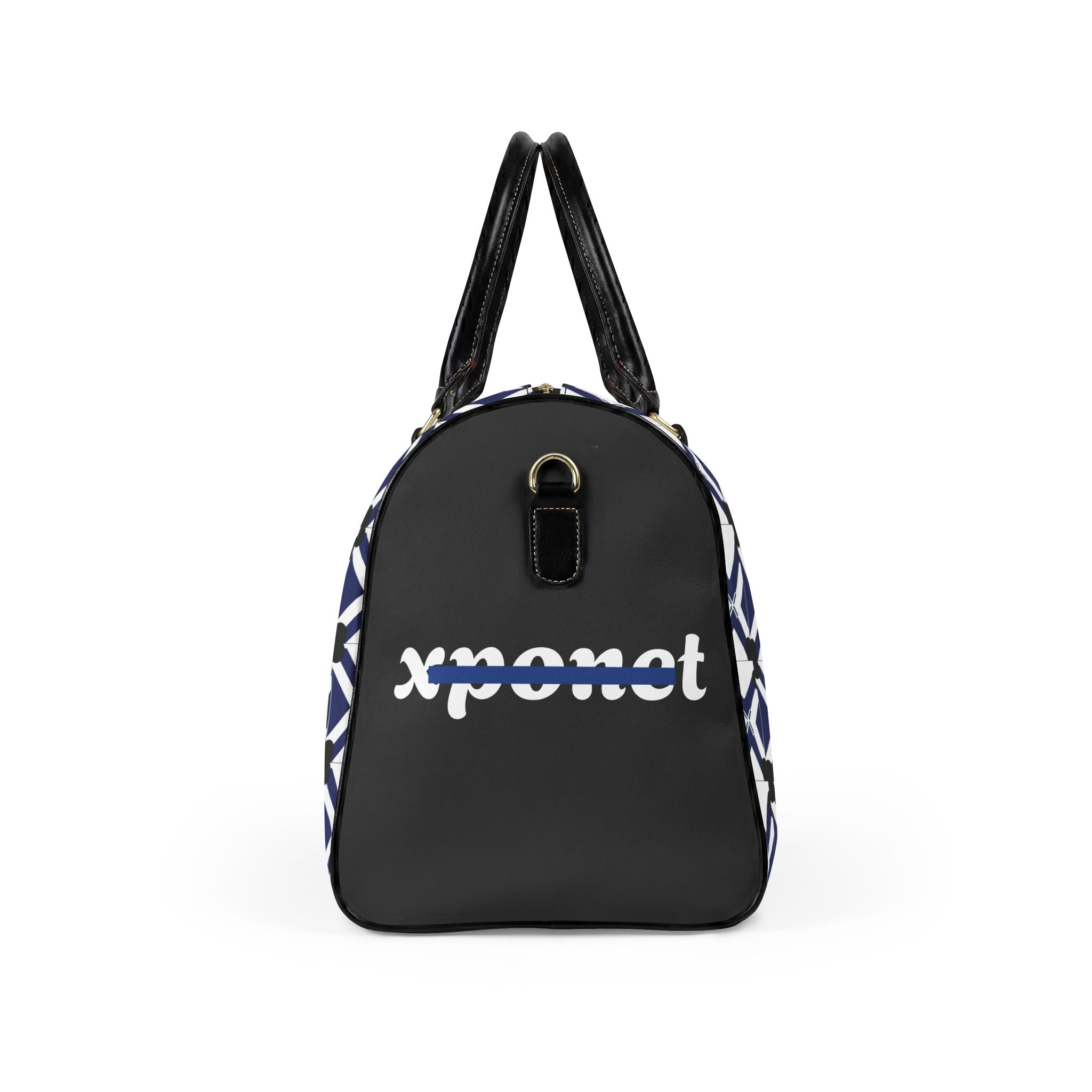 Faux Leather Travel Bag