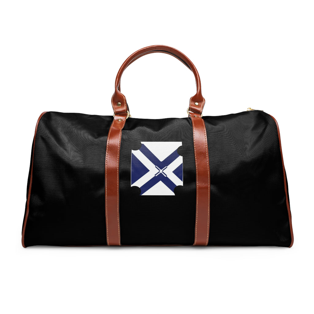 XT7 Waterproof Travel Bag — Nautical Saltire Duffle with Waterproof Shell
