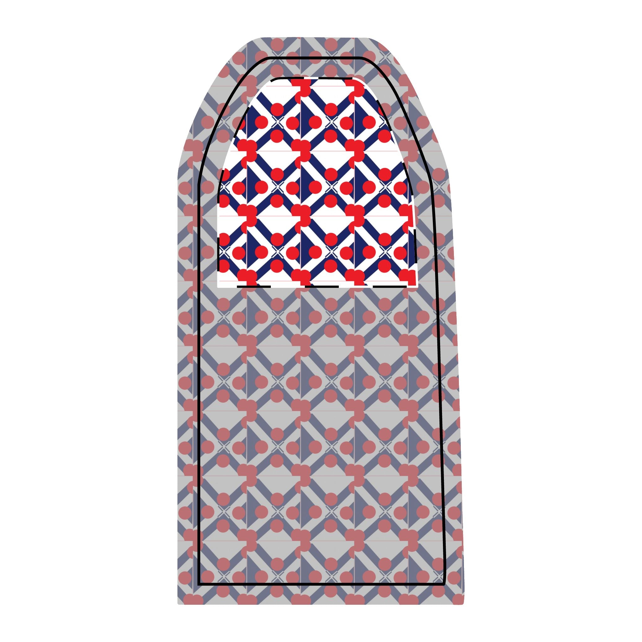 XT9 Red & Blue Pattern Sling Bag