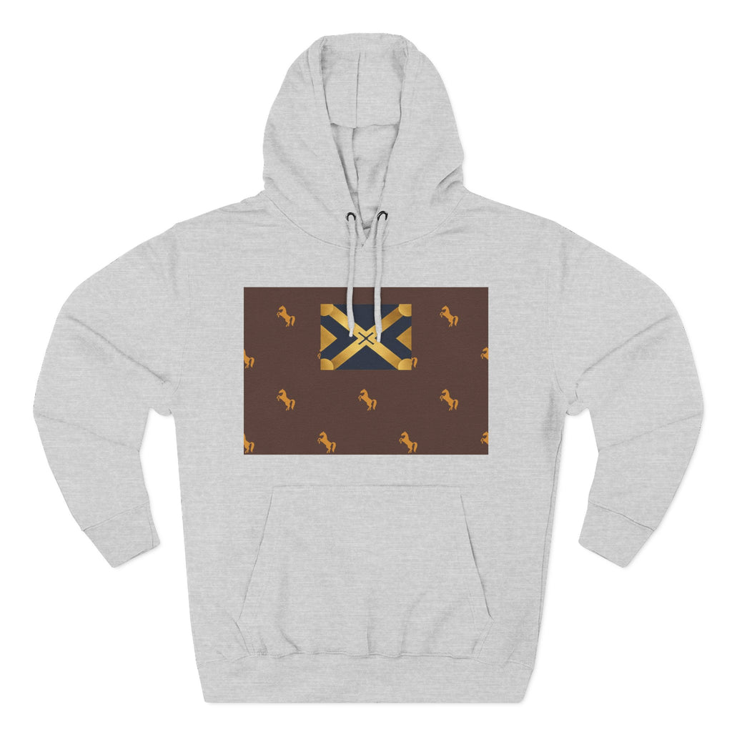 Three-Panel Fleece Hoodie