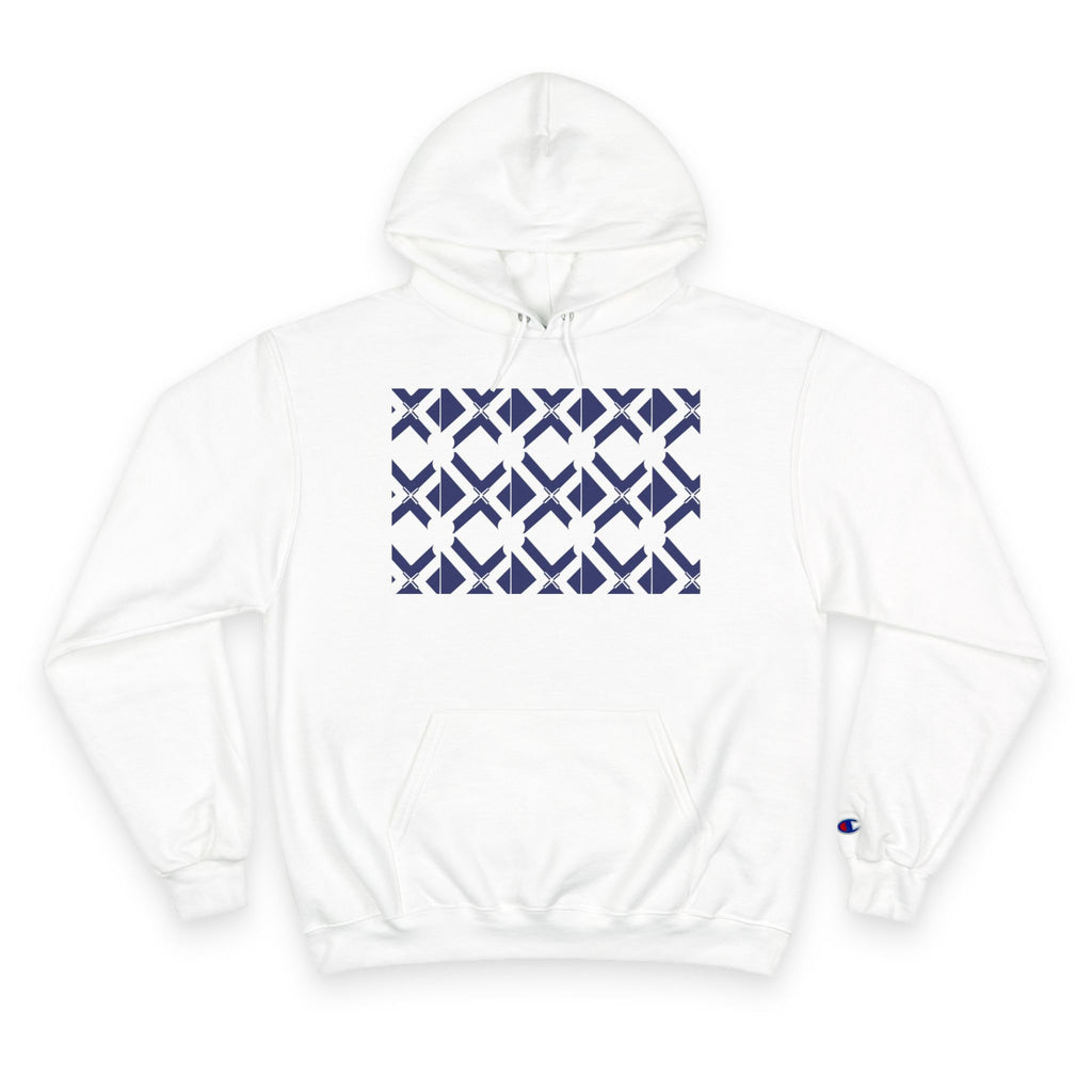 Geometric Navy Tile Hoodie