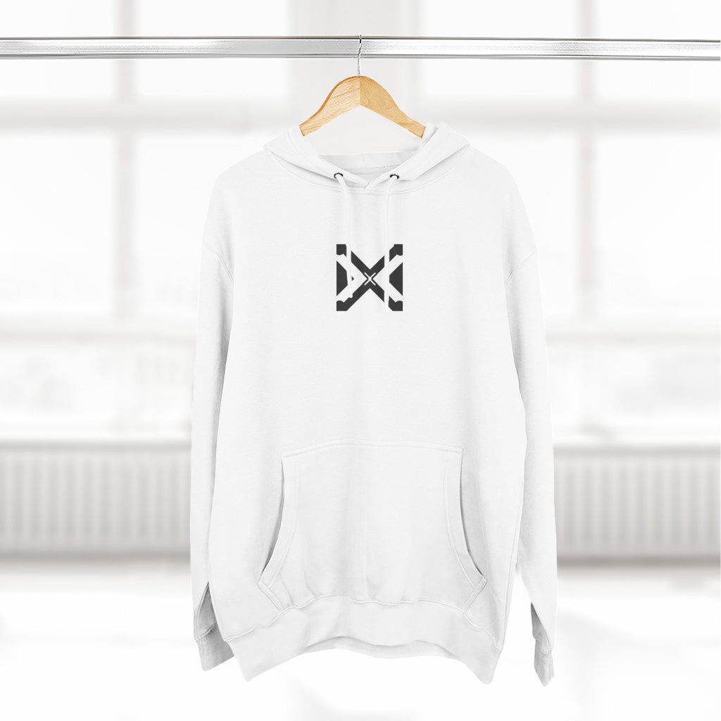 Three-Panel Fleece Hoodie