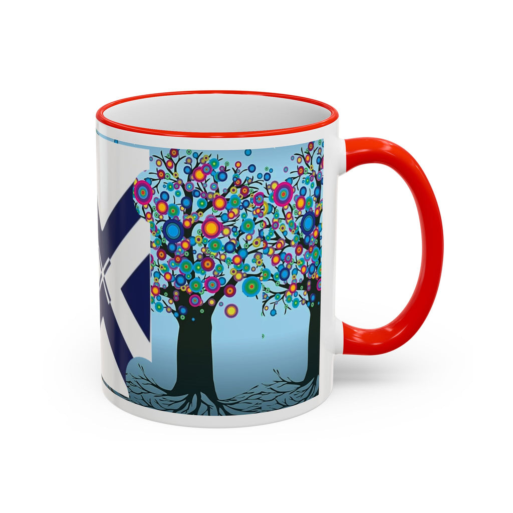 Xponet Mug with Colorful Tree of Life Design (11oz, 15oz)