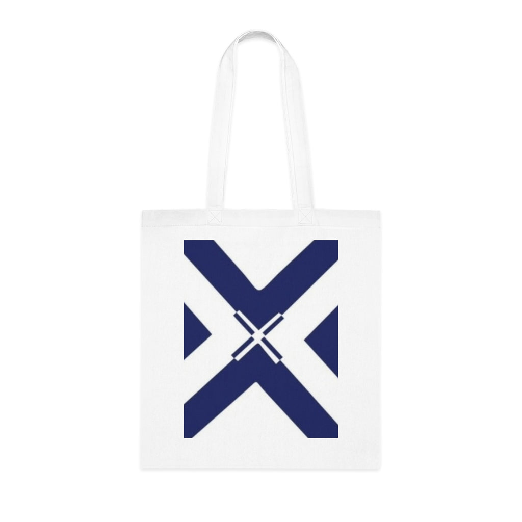X design Cotton Tote Bag, Eco-Friendly Shopper, Beach Bag, Market Tote, Travel Companion