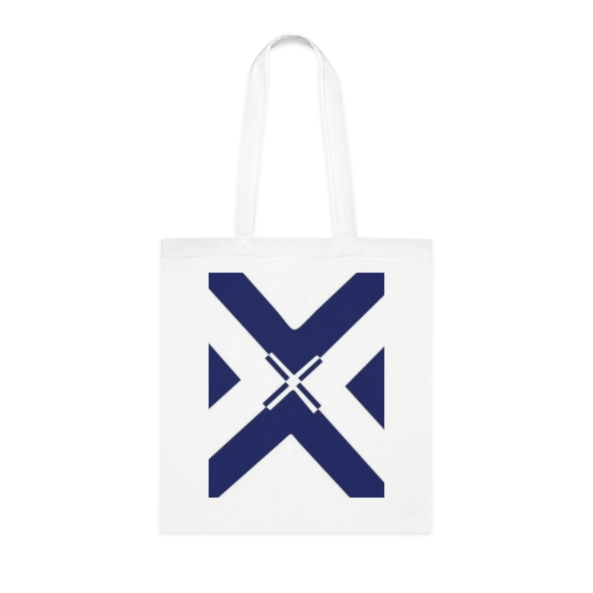 X design Cotton Tote Bag, Eco-Friendly Shopper, Beach Bag, Market Tote, Travel Companion