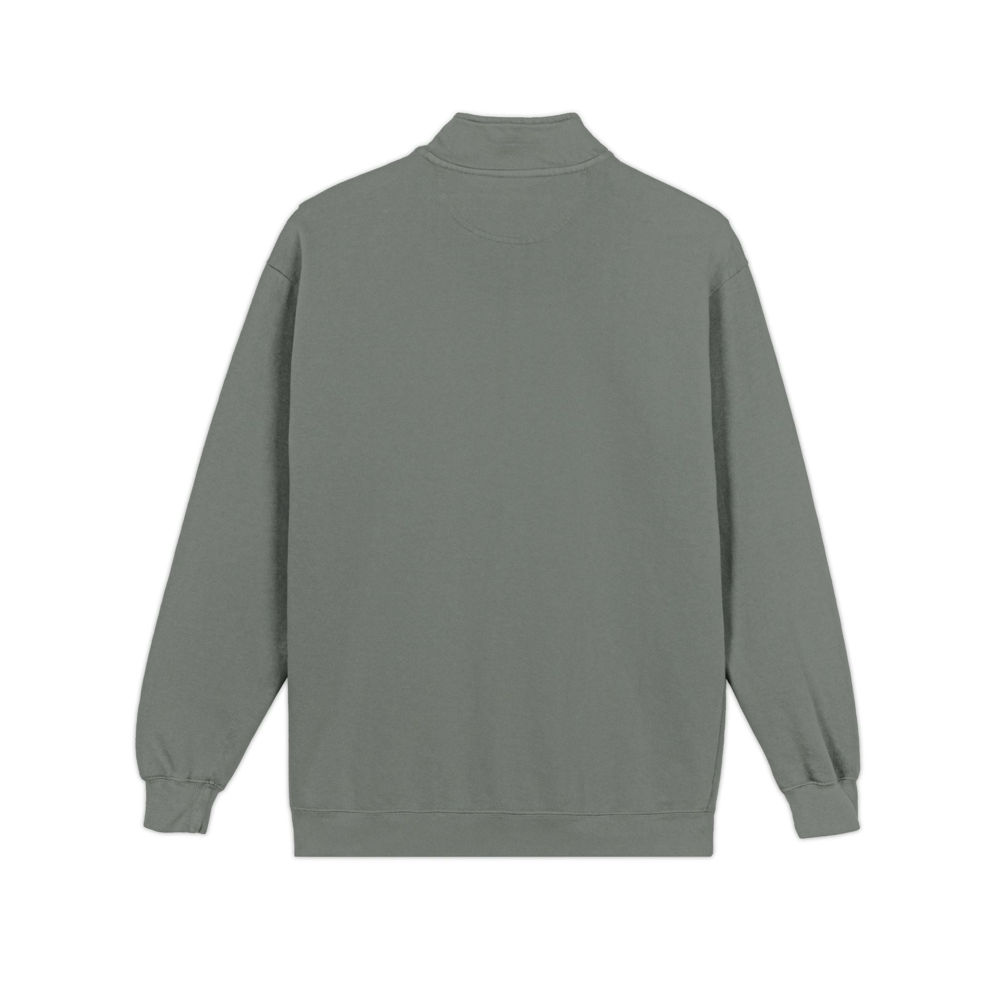 Minimalist Geometric Quarter-Zip Sweatshirt