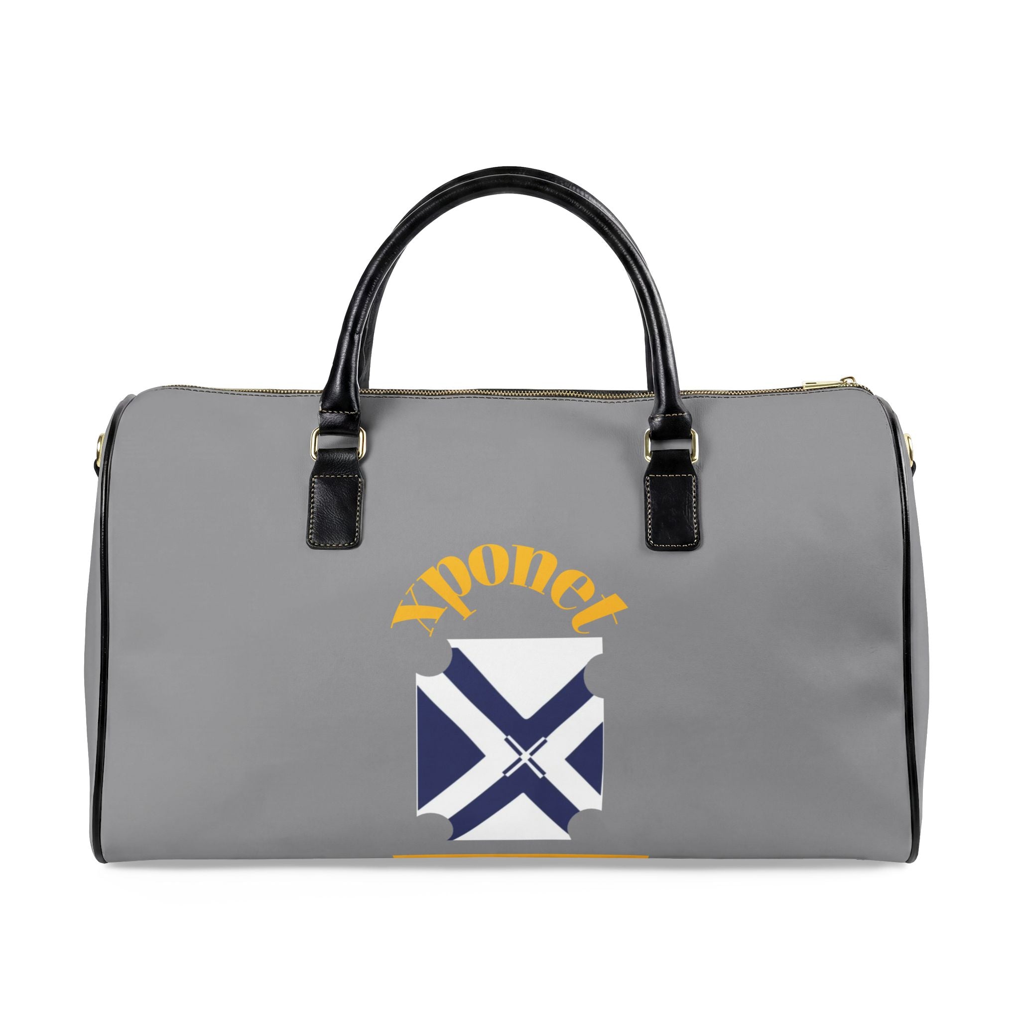 Faux Leather Travel Bag