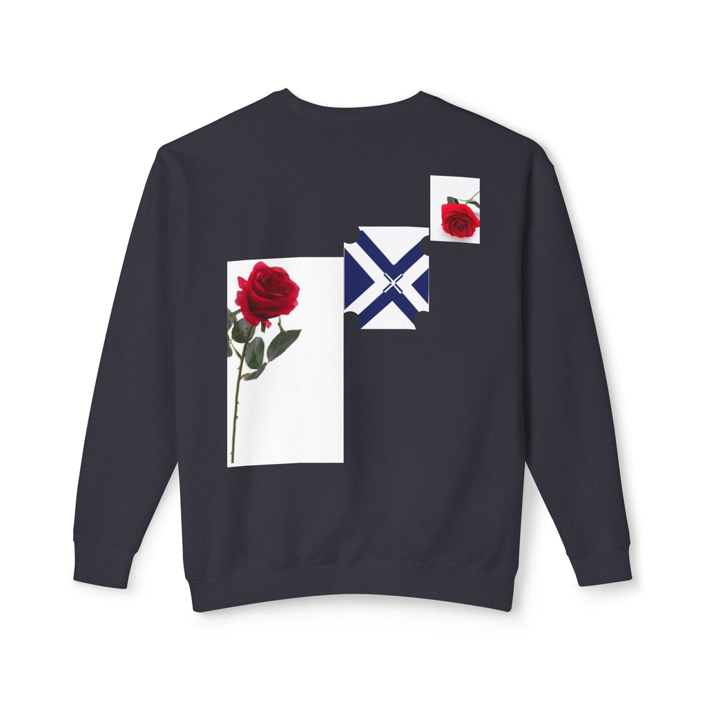Rose & Saltire Crewneck Sweatshirt —XT Rose Graphic Sweatshirt