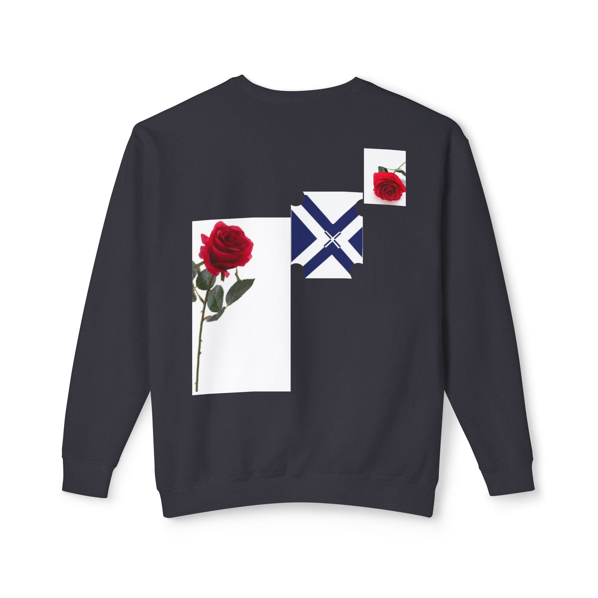 Rose & Saltire Crewneck Sweatshirt —XT Rose Graphic Sweatshirt