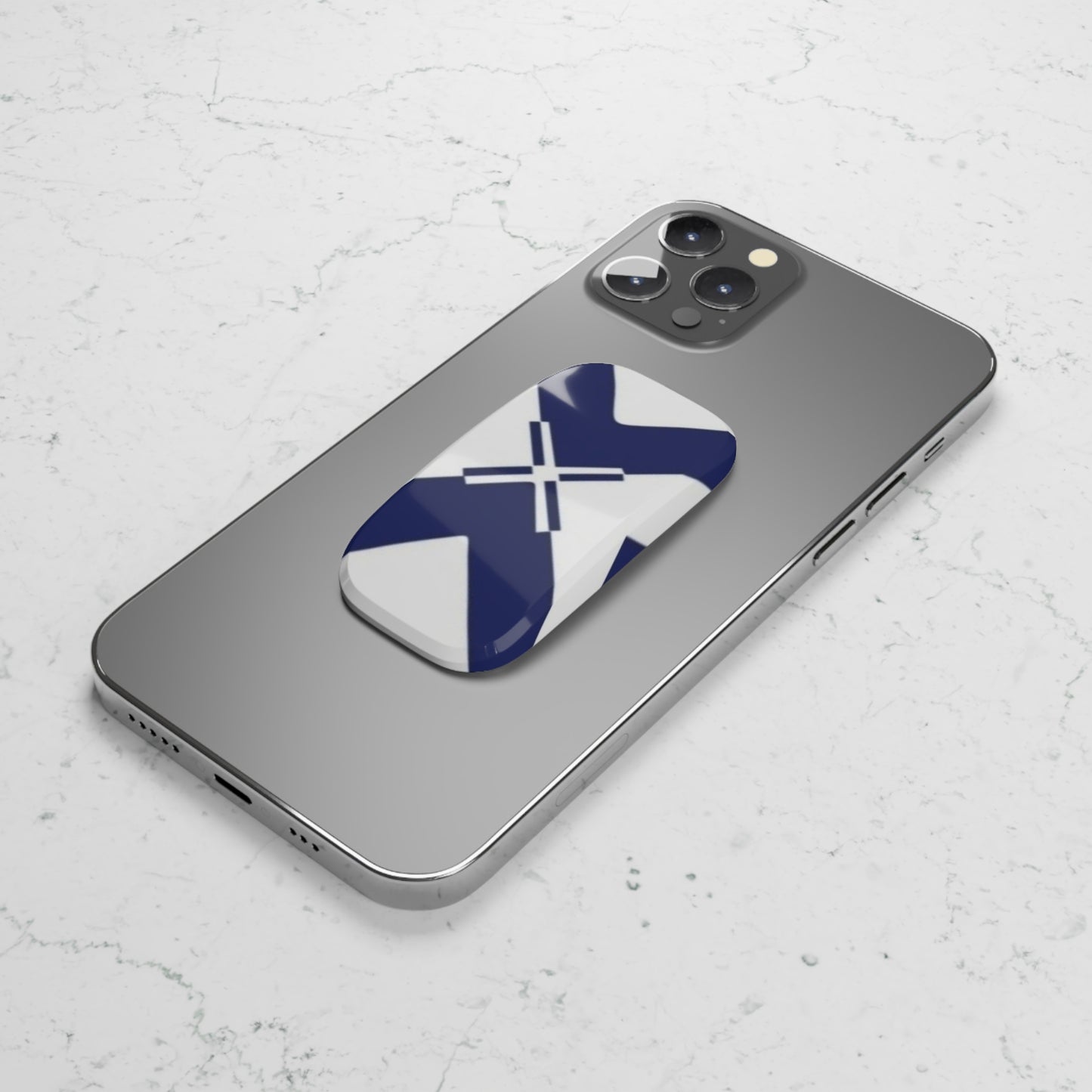 Stylish Phone Grip, Custom Click-On Grip, Phone Accessory, Unique Phone Stand, Modern Gadget, Trendy Mobile Holder