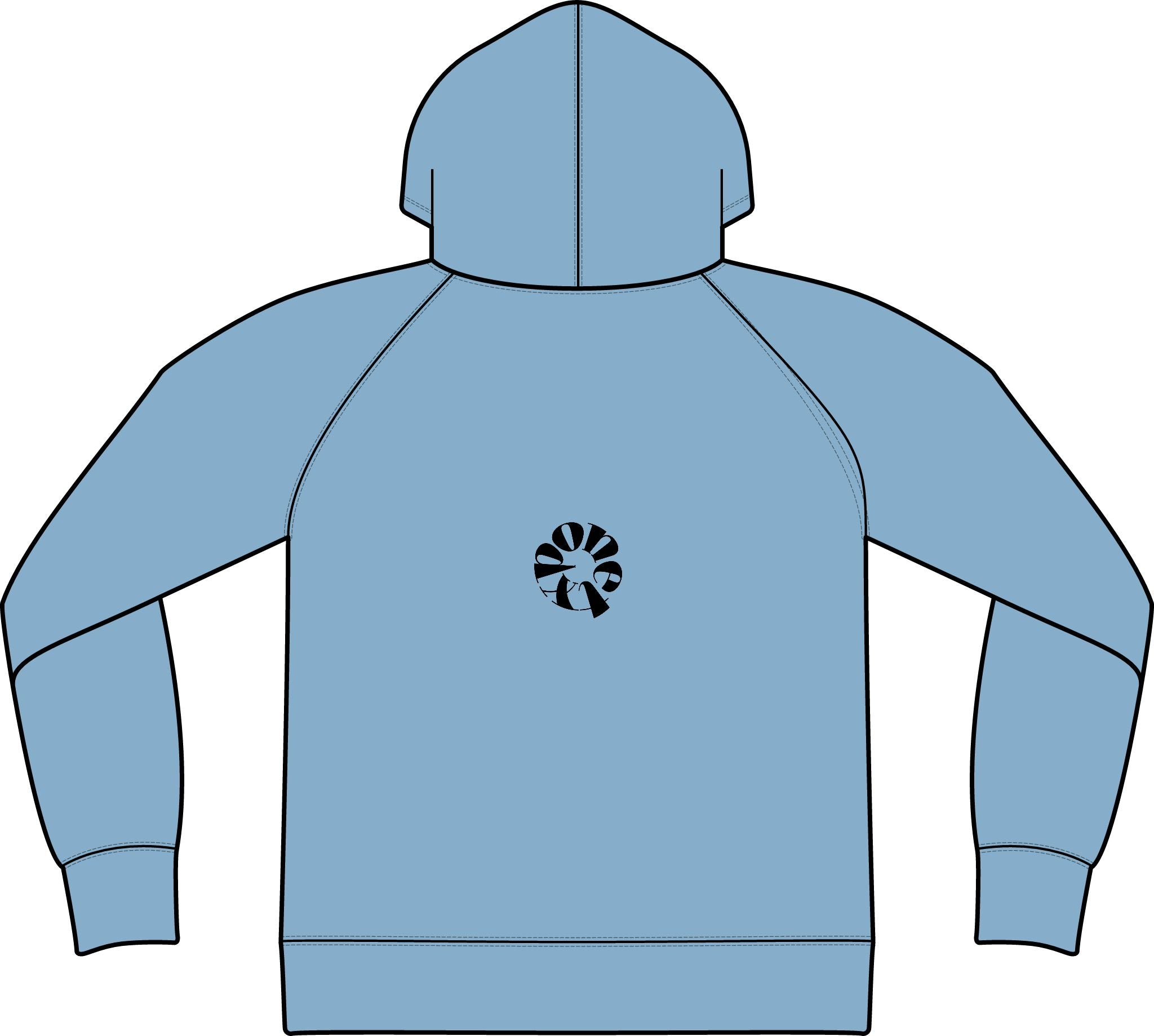 Unisex Icon Lightweight Loopback Terry Hooded Sweatshirt
