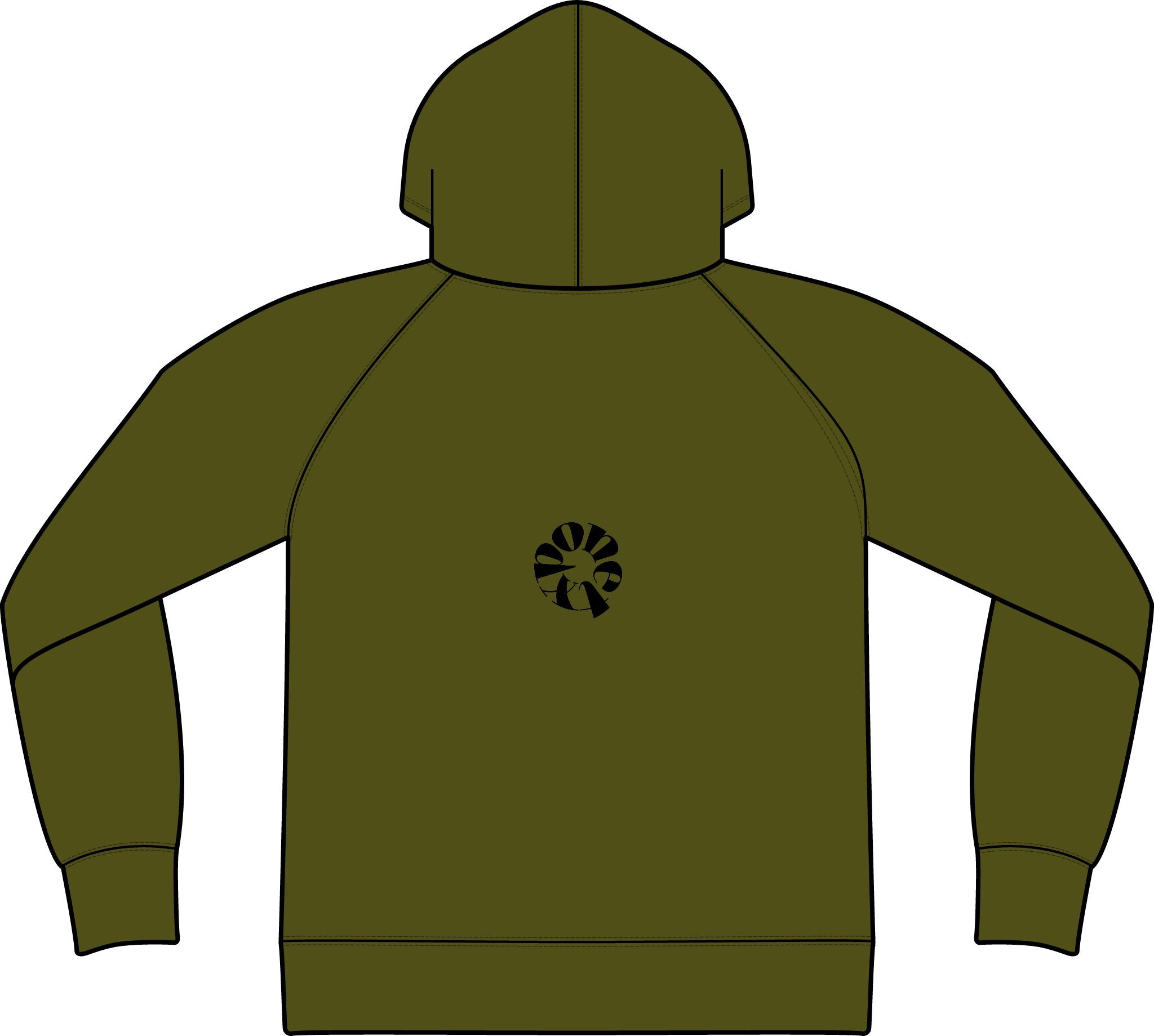 Unisex Icon Lightweight Loopback Terry Hooded Sweatshirt