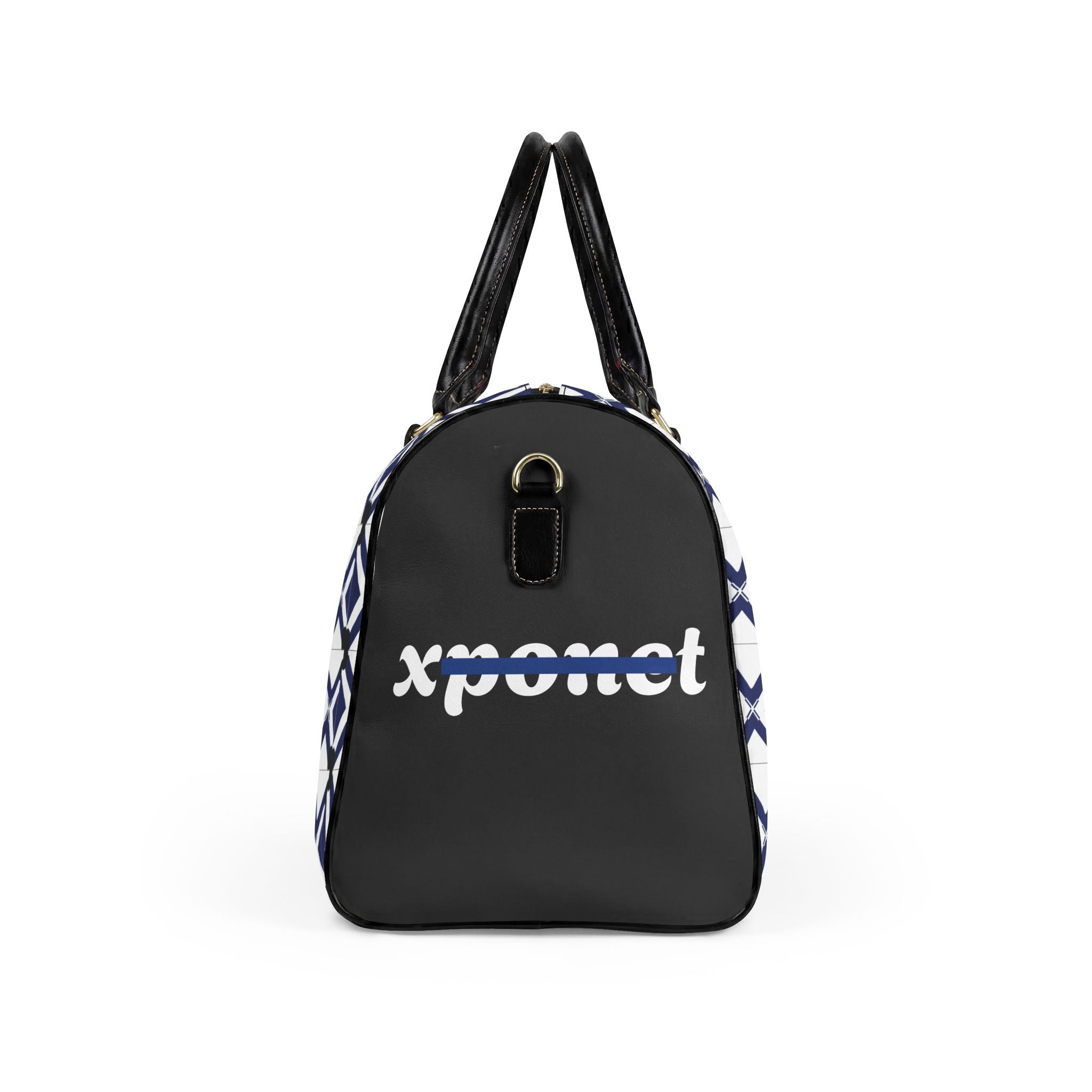 Faux Leather Travel Bag